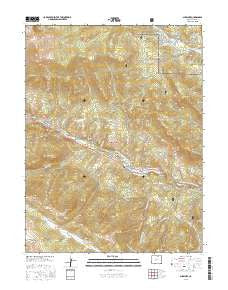 Shawnee Colorado Current topographic map, 1:24000 scale, 7.5 X 7.5 Minute, Year 2016