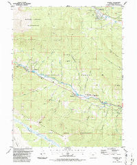 Shawnee Colorado Historical topographic map, 1:24000 scale, 7.5 X 7.5 Minute, Year 1987
