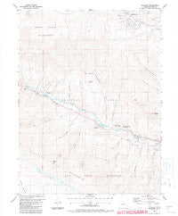 Shawnee Colorado Historical topographic map, 1:24000 scale, 7.5 X 7.5 Minute, Year 1987