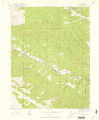 Shawnee Colorado Historical topographic map, 1:24000 scale, 7.5 X 7.5 Minute, Year 1945