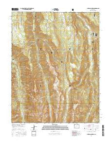 Sheep Mountain Colorado Current topographic map, 1:24000 scale, 7.5 X 7.5 Minute, Year 2016