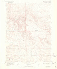 Sheephead Basin Colorado Historical topographic map, 1:24000 scale, 7.5 X 7.5 Minute, Year 1966