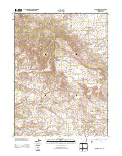 Sheephead Basin Colorado Historical topographic map, 1:24000 scale, 7.5 X 7.5 Minute, Year 2013