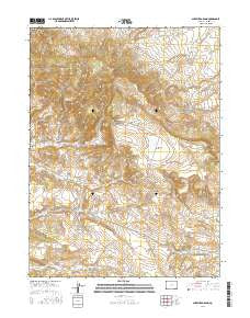 Sheephead Basin Colorado Current topographic map, 1:24000 scale, 7.5 X 7.5 Minute, Year 2016
