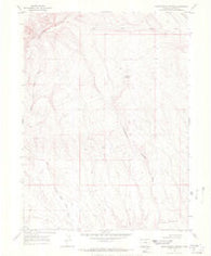 Sheepherder Springs Colorado Historical topographic map, 1:24000 scale, 7.5 X 7.5 Minute, Year 1969