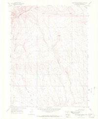 Sheepherder Springs Colorado Historical topographic map, 1:24000 scale, 7.5 X 7.5 Minute, Year 1969