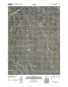 Sheepherder Springs Colorado Historical topographic map, 1:24000 scale, 7.5 X 7.5 Minute, Year 2010