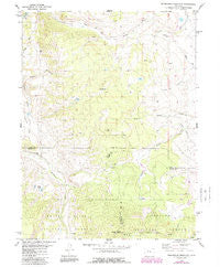 Sheephorn Mountain Colorado Historical topographic map, 1:24000 scale, 7.5 X 7.5 Minute, Year 1980