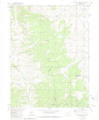 Sheephorn Mountain Colorado Historical topographic map, 1:24000 scale, 7.5 X 7.5 Minute, Year 1980