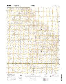 Sheridan Lake SE Colorado Current topographic map, 1:24000 scale, 7.5 X 7.5 Minute, Year 2016