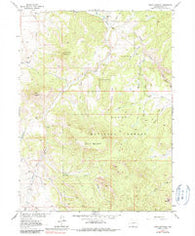 Shield Mountain Colorado Historical topographic map, 1:24000 scale, 7.5 X 7.5 Minute, Year 1962