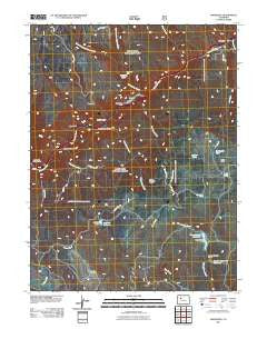 Shoshone Colorado Historical topographic map, 1:24000 scale, 7.5 X 7.5 Minute, Year 2011