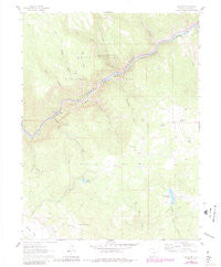 Shoshone Colorado Historical topographic map, 1:24000 scale, 7.5 X 7.5 Minute, Year 1961