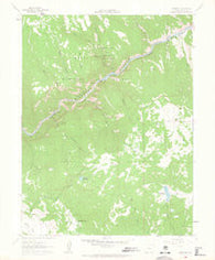 Shoshone Colorado Historical topographic map, 1:24000 scale, 7.5 X 7.5 Minute, Year 1961