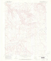 Sieber Canyon Colorado Historical topographic map, 1:24000 scale, 7.5 X 7.5 Minute, Year 1968