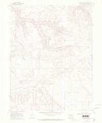 Sieber Canyon Colorado Historical topographic map, 1:24000 scale, 7.5 X 7.5 Minute, Year 1968