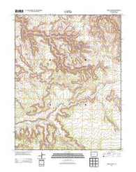 Sieber Canyon Colorado Historical topographic map, 1:24000 scale, 7.5 X 7.5 Minute, Year 2013
