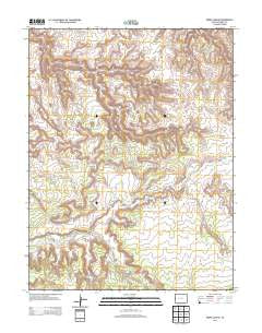 Sieber Canyon Colorado Historical topographic map, 1:24000 scale, 7.5 X 7.5 Minute, Year 2013