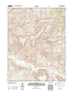 Signal Peak Colorado Historical topographic map, 1:24000 scale, 7.5 X 7.5 Minute, Year 2013