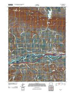 Silt Colorado Historical topographic map, 1:24000 scale, 7.5 X 7.5 Minute, Year 2010