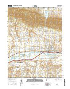 Silt Colorado Current topographic map, 1:24000 scale, 7.5 X 7.5 Minute, Year 2016