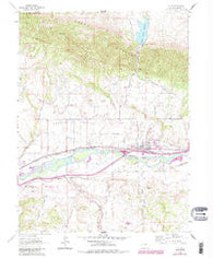 Silt Colorado Historical topographic map, 1:24000 scale, 7.5 X 7.5 Minute, Year 1962