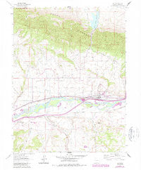 Silt Colorado Historical topographic map, 1:24000 scale, 7.5 X 7.5 Minute, Year 1962