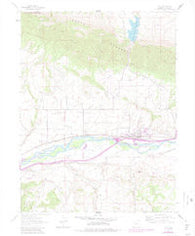 Silt Colorado Historical topographic map, 1:24000 scale, 7.5 X 7.5 Minute, Year 1962