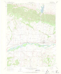 Silt Colorado Historical topographic map, 1:24000 scale, 7.5 X 7.5 Minute, Year 1962