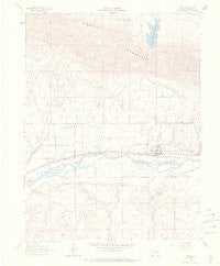 Silt Colorado Historical topographic map, 1:24000 scale, 7.5 X 7.5 Minute, Year 1962