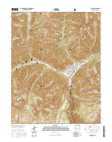 Silverton Colorado Current topographic map, 1:24000 scale, 7.5 X 7.5 Minute, Year 2016