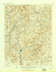 Silverton Colorado Historical topographic map, 1:62500 scale, 15 X 15 Minute, Year 1901