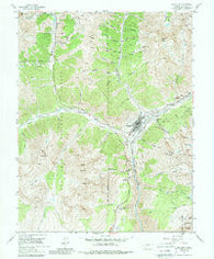 Silverton Colorado Historical topographic map, 1:24000 scale, 7.5 X 7.5 Minute, Year 1955