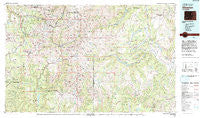 Silverton Colorado Historical topographic map, 1:100000 scale, 30 X 60 Minute, Year 1982