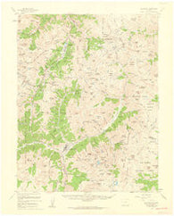 Silverton Colorado Historical topographic map, 1:62500 scale, 15 X 15 Minute, Year 1955