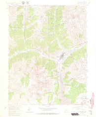 Silverton Colorado Historical topographic map, 1:24000 scale, 7.5 X 7.5 Minute, Year 1955