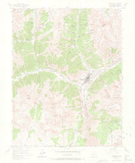 Silverton Colorado Historical topographic map, 1:24000 scale, 7.5 X 7.5 Minute, Year 1955