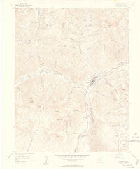Silverton Colorado Historical topographic map, 1:24000 scale, 7.5 X 7.5 Minute, Year 1955