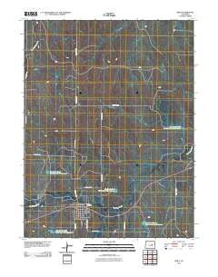Simla Colorado Historical topographic map, 1:24000 scale, 7.5 X 7.5 Minute, Year 2010