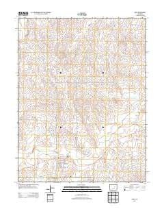 Simla Colorado Historical topographic map, 1:24000 scale, 7.5 X 7.5 Minute, Year 2013