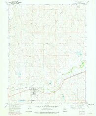 Simla Colorado Historical topographic map, 1:24000 scale, 7.5 X 7.5 Minute, Year 1970