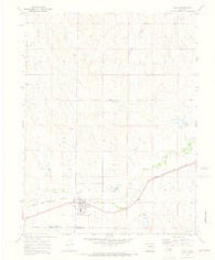 Simla Colorado Historical topographic map, 1:24000 scale, 7.5 X 7.5 Minute, Year 1970