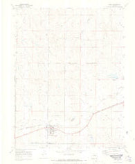 Simla Colorado Historical topographic map, 1:24000 scale, 7.5 X 7.5 Minute, Year 1970