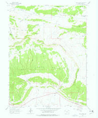 Skull Creek Colorado Historical topographic map, 1:24000 scale, 7.5 X 7.5 Minute, Year 1962