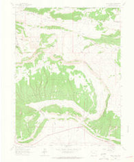 Skull Creek Colorado Historical topographic map, 1:24000 scale, 7.5 X 7.5 Minute, Year 1962