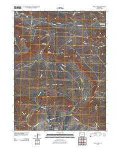 Skull Creek Colorado Historical topographic map, 1:24000 scale, 7.5 X 7.5 Minute, Year 2010