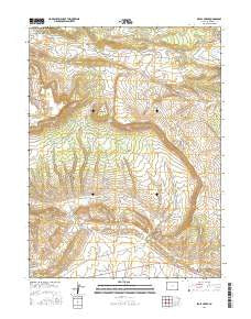 Skull Creek Colorado Current topographic map, 1:24000 scale, 7.5 X 7.5 Minute, Year 2016