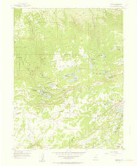 Skyway Colorado Historical topographic map, 1:24000 scale, 7.5 X 7.5 Minute, Year 1955