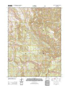 Sleepy Cat Peak Colorado Historical topographic map, 1:24000 scale, 7.5 X 7.5 Minute, Year 2013