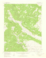 Slick Rock Colorado Historical topographic map, 1:62500 scale, 15 X 15 Minute, Year 1960